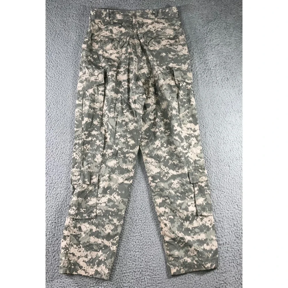 Military Cargo Pants‎ Men 30x31 Digital ACU Camo Ripstop Utility Trousers Grunge